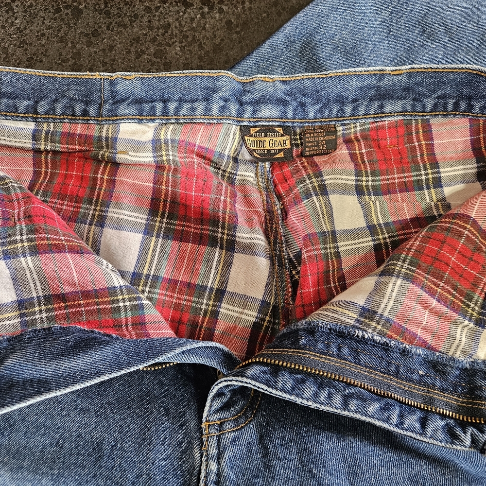 Guide Gear Flanel Lined Jeans 34x32